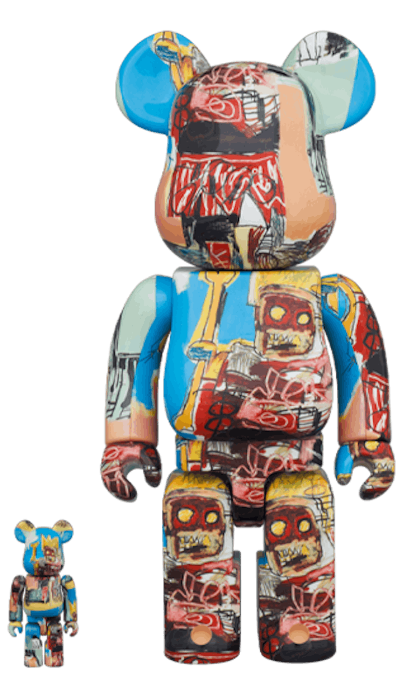 Bearbrick JEAN-MICHEL BASQUIAT #6 100% & 400% Set