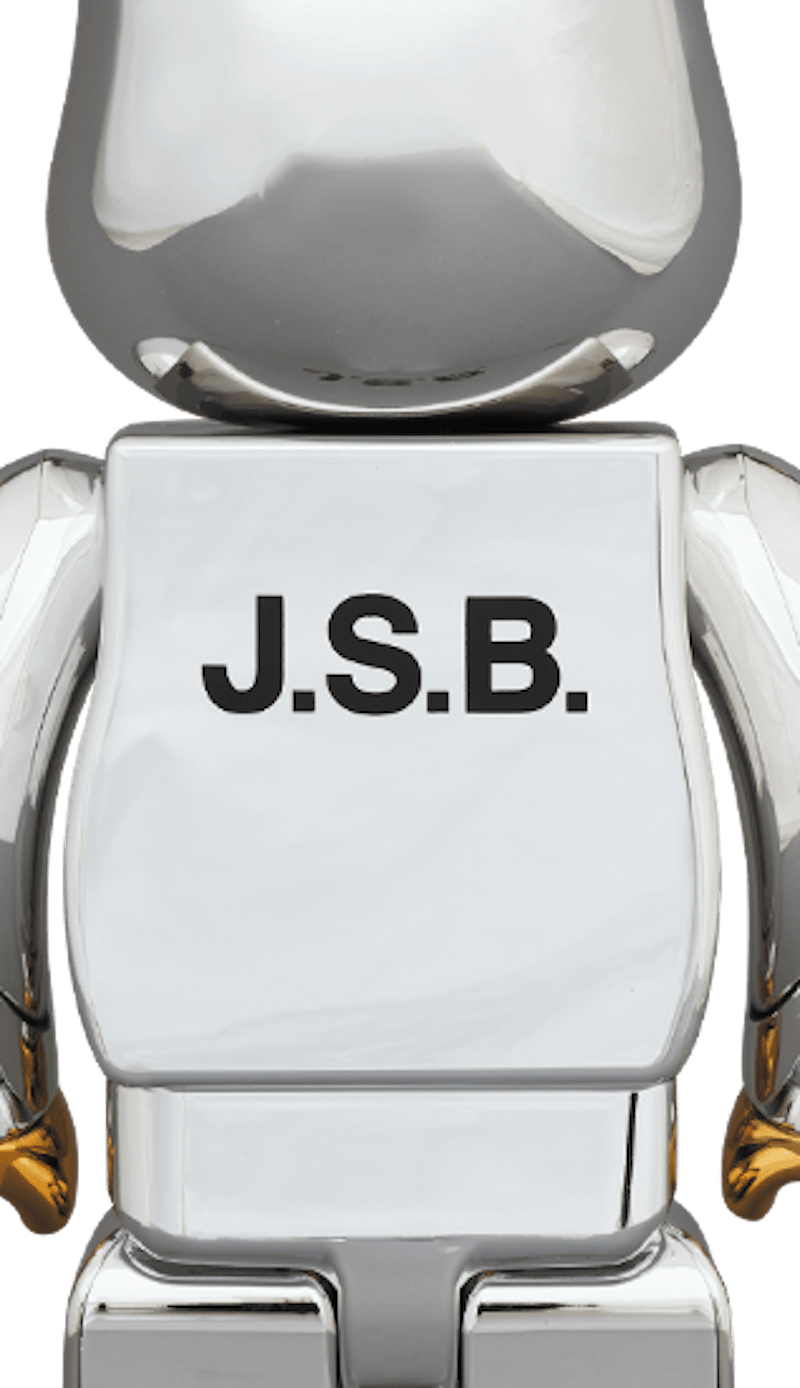 Bearbrick JSB 100% & 400% Set Chrome