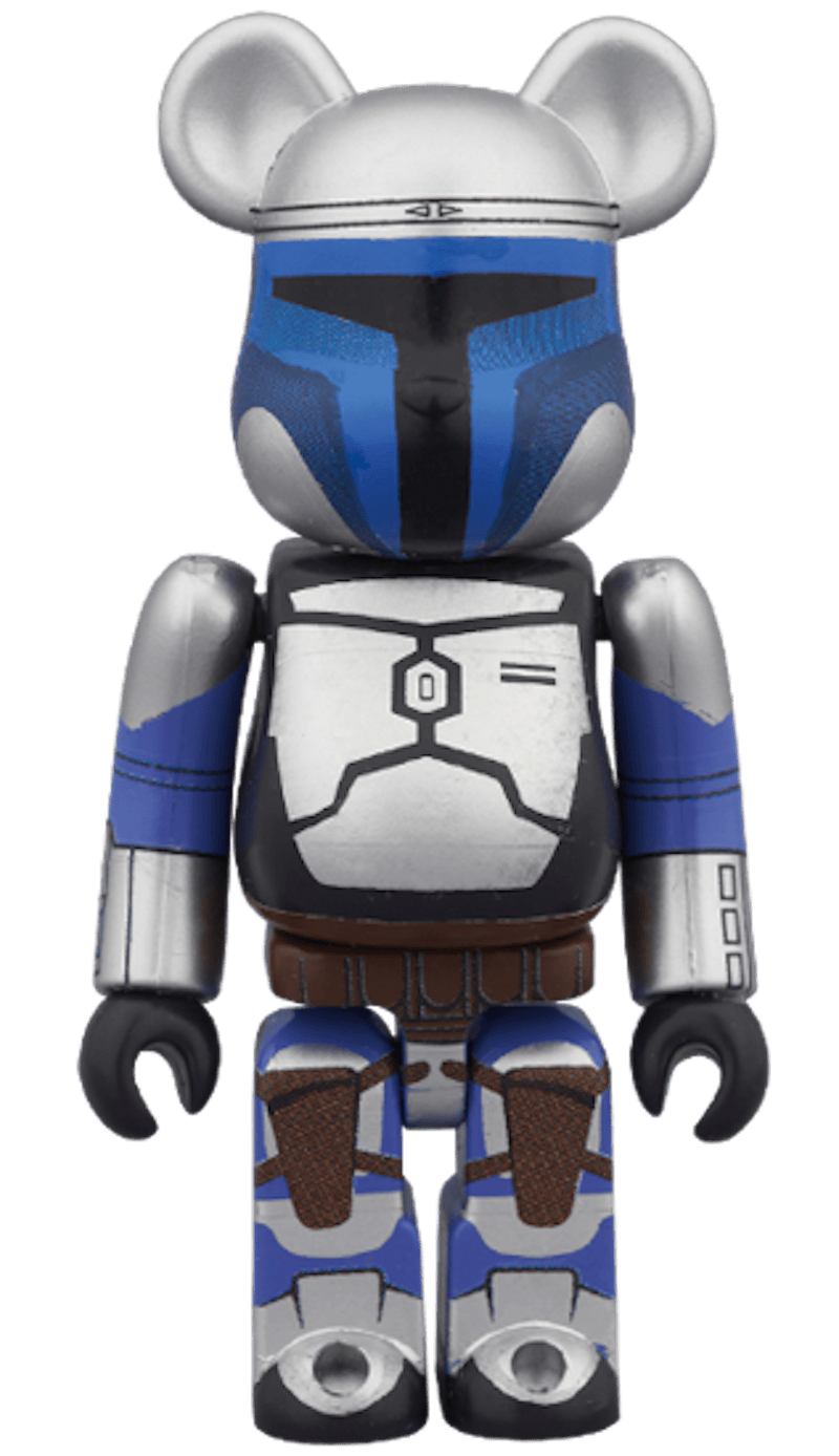 Bearbrick Jango Fett & Boba Fett 2 Pack 100% Multi