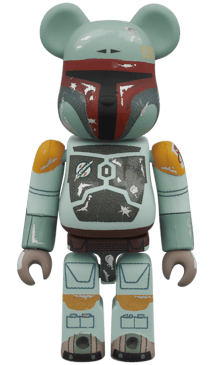 Bearbrick Jango Fett & Boba Fett 2 Pack 100% Multi