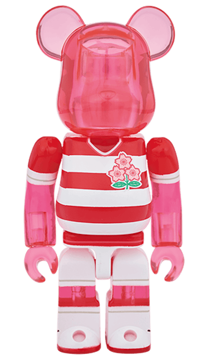 Bearbrick Japan National Rugby Team 100% & 400% Red