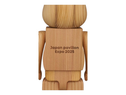 Bearbrick Japan Pavilion Cedar Wood 400%