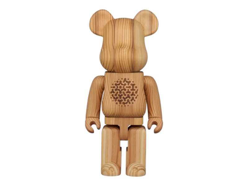 Bearbrick Japan Pavilion Cedar Wood 400%