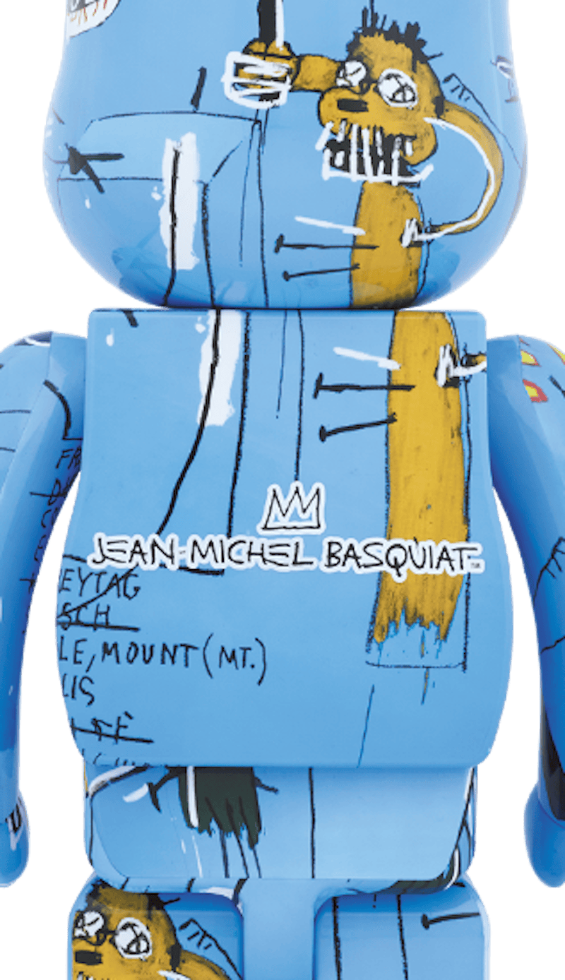 Bearbrick Jean-Michel Basquiat #4 100% & 400% Set Blue