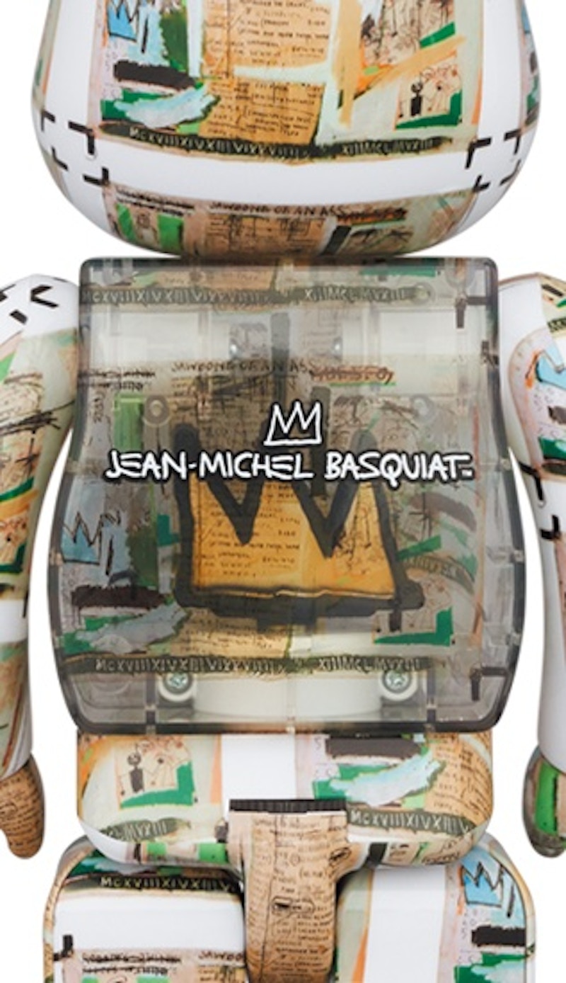 Bearbrick Jean-Michel Basquiat (King Pleasure) 100% & 400% Set