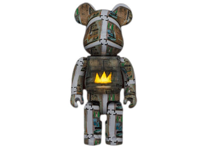 Bearbrick Jean-Michel Basquiat (King Pleasure) 100% & 400% Set