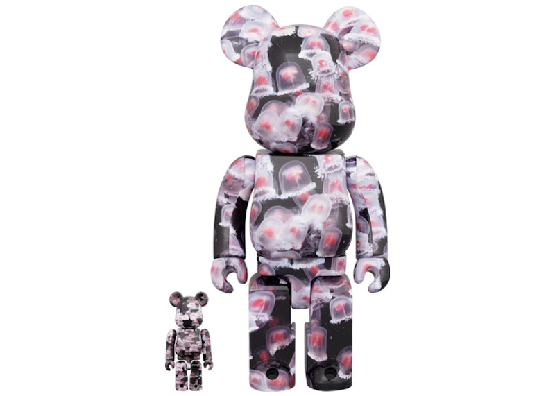 Bearbrick Jellyfish (Turritopsis Nutricula) 100% & 400% Set