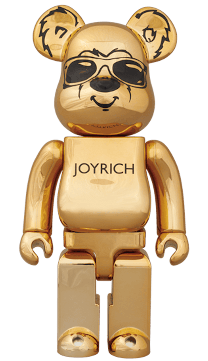 Bearbrick Joyrich Aroma Diffuser 400% Gold