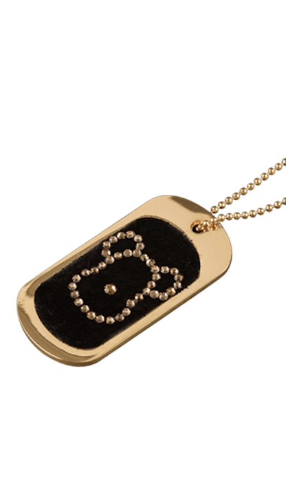 Bearbrick Jywed (with dog tag made by Jwyed) 100% & 400% Set Black