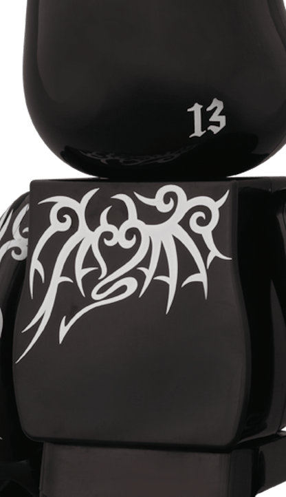 Bearbrick Jywed (with leather strap) 100% & 400% Set Black