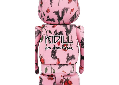 Bearbrick KIDILL x ERI WAKIYAMA 100% & 400% Set BAT & ROSE PINK