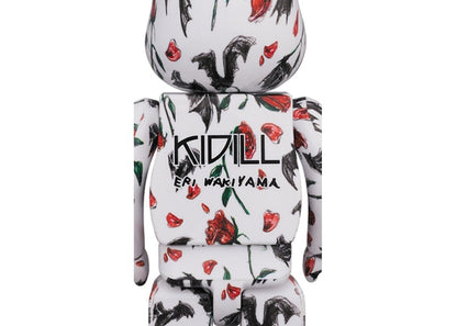 Bearbrick KIDILL x ERI WAKIYAMA 100% & 400% Set BAT & ROSE WHITE