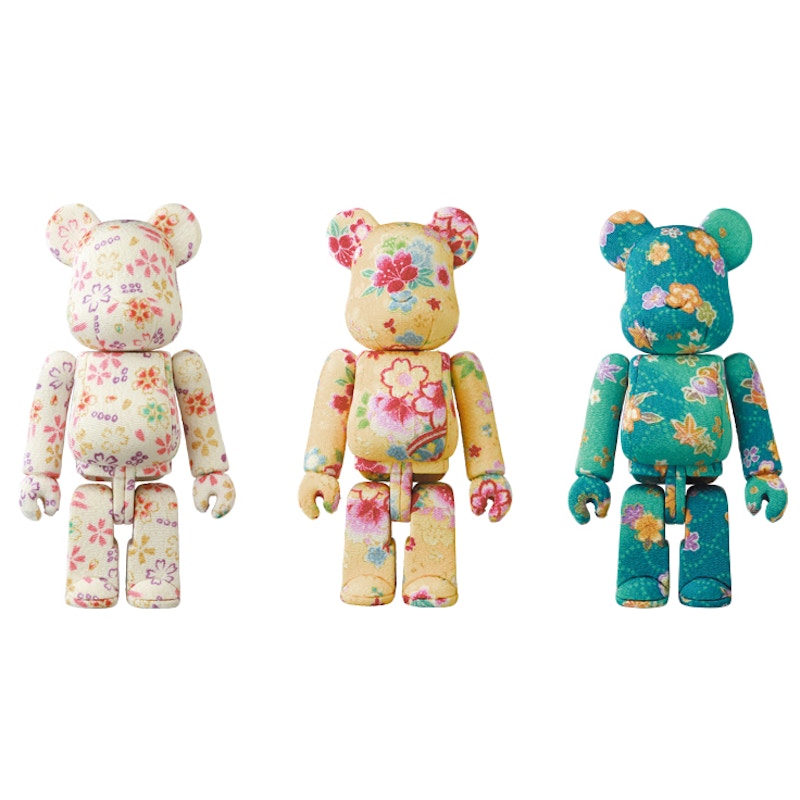 Bearbrick Kakinuma Doll Figure (Set of 3) Multi