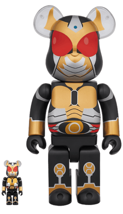 Bearbrick Kamen Rider Agito Grand Form 100% & 400% Set