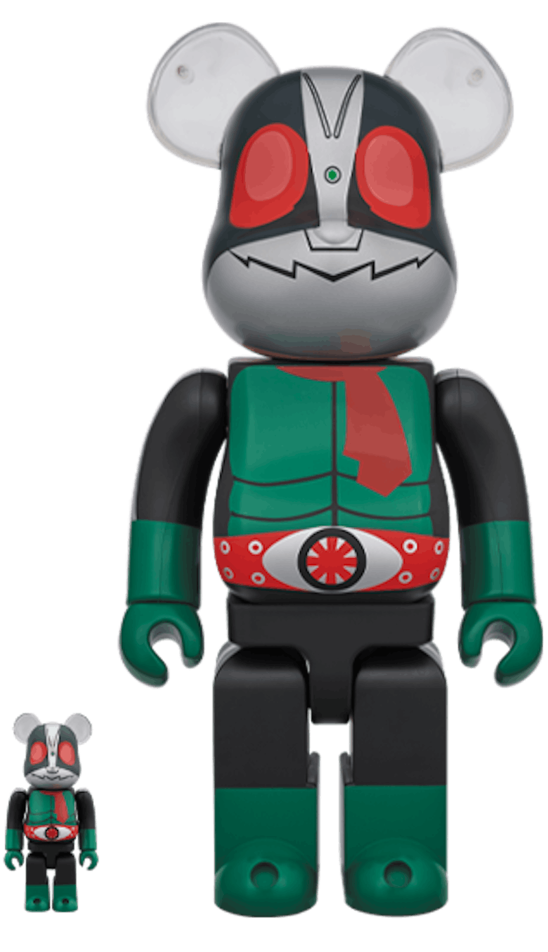 Bearbrick Kamen Rider Old No.2 100% & 400% Set