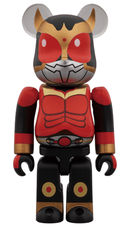 Bearbrick Kamen Rider old No. 1 & Kamen Rider Kuuga 2 Pack 100% Multi