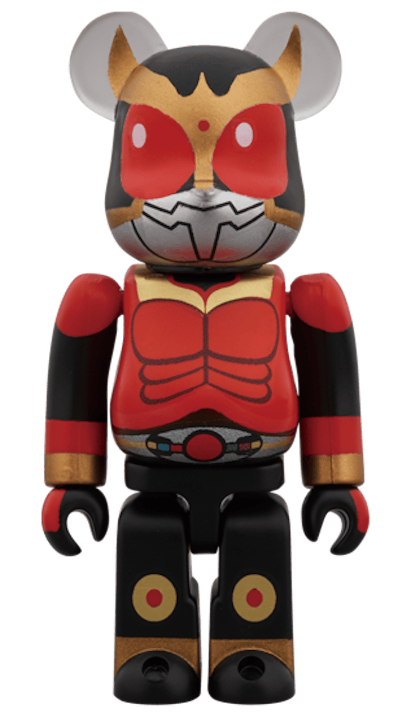 Bearbrick Kamen Rider old No. 1 & Kamen Rider Kuuga 2 Pack 100% Multi