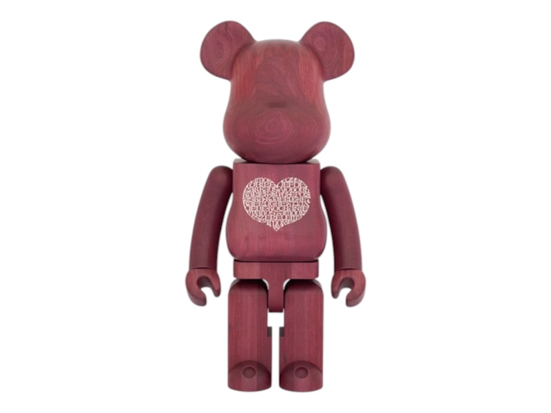 Bearbrick Karimoku Alexander Girard International Love Heart 1000%