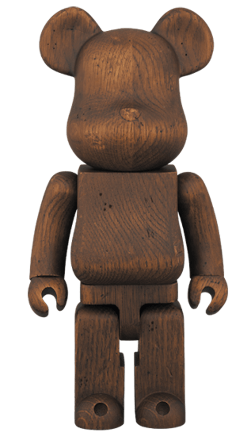 Bearbrick Karimoku Antique Furniture Model 400% Wood