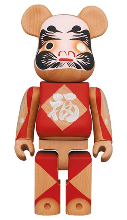 Bearbrick Karimoku Daruma San 400% Silver