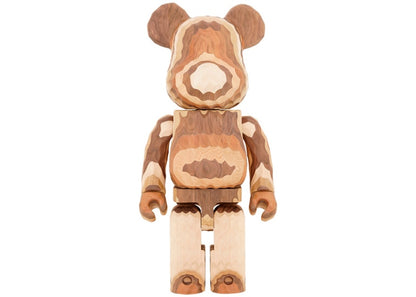 Bearbrick Karimoku Fragment Carved Wooden Layered 1000%