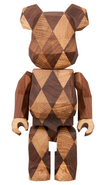 Bearbrick Karimoku Fragmentdesign Polygon-Lattice Pattern 400%