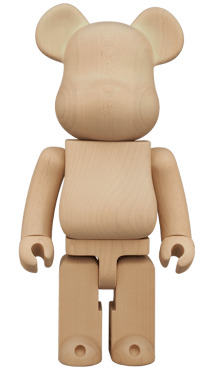Bearbrick Karimoku Glow In The Dark 400% Wood