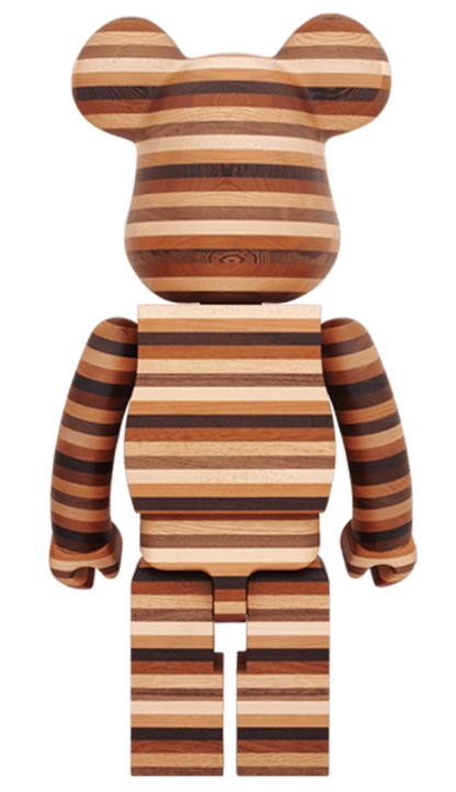 Bearbrick Karimoku Horizon 1000% Wood