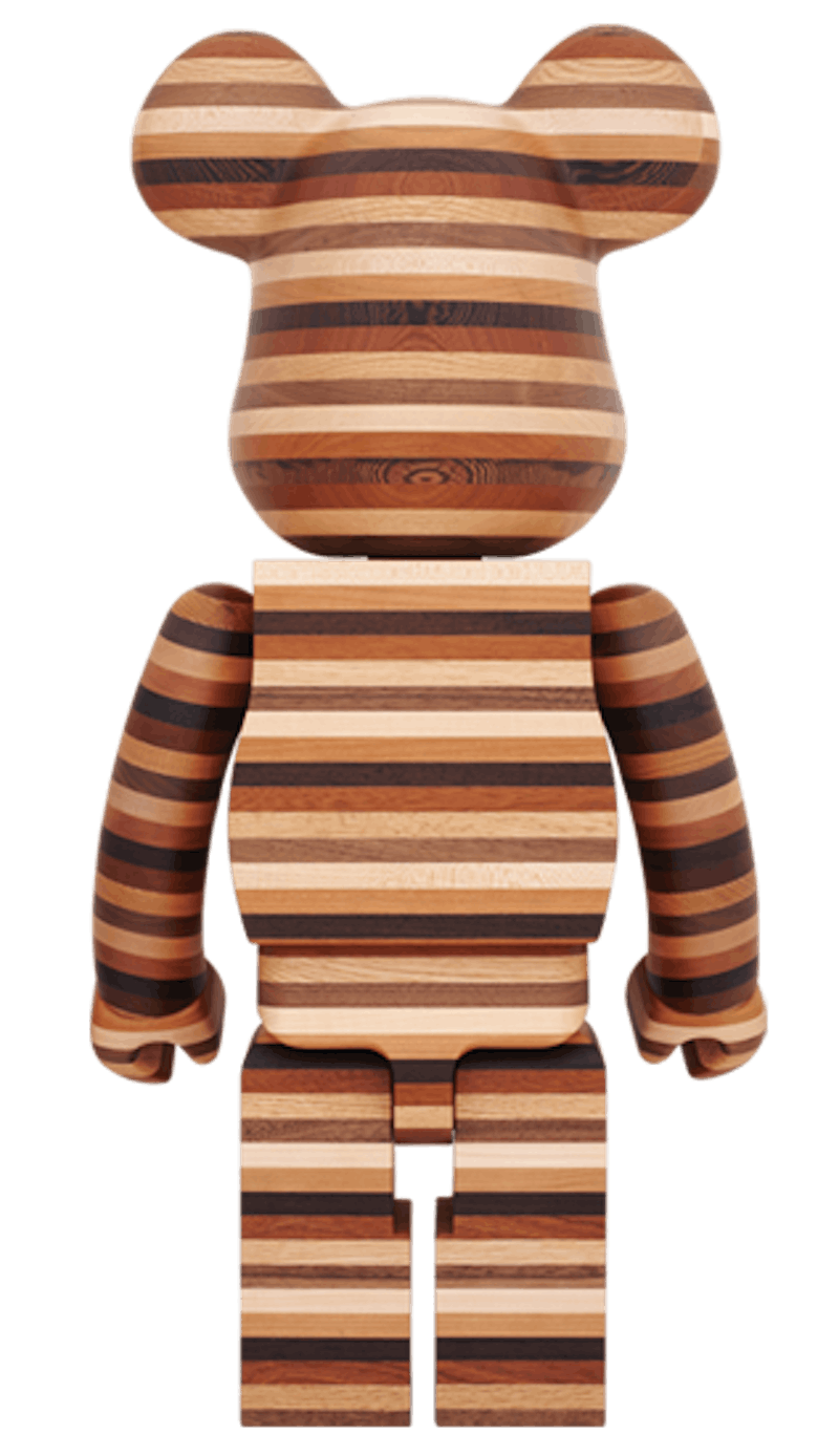 Bearbrick Karimoku Horizon 1000% Wood
