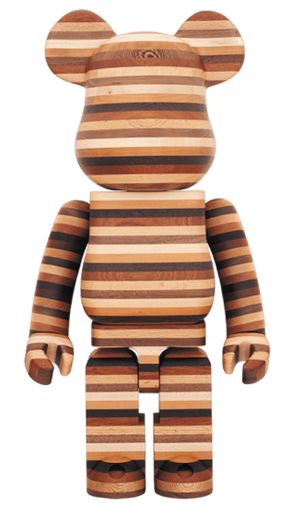 Bearbrick Karimoku Horizon 1000% Wood