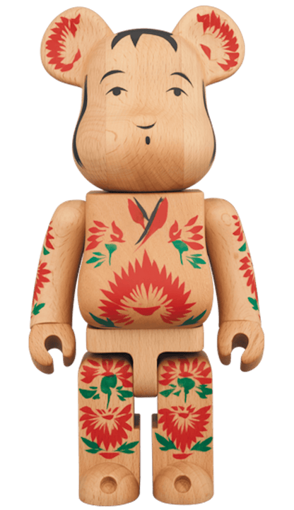Bearbrick Karimoku Kokebrick 400% Wood
