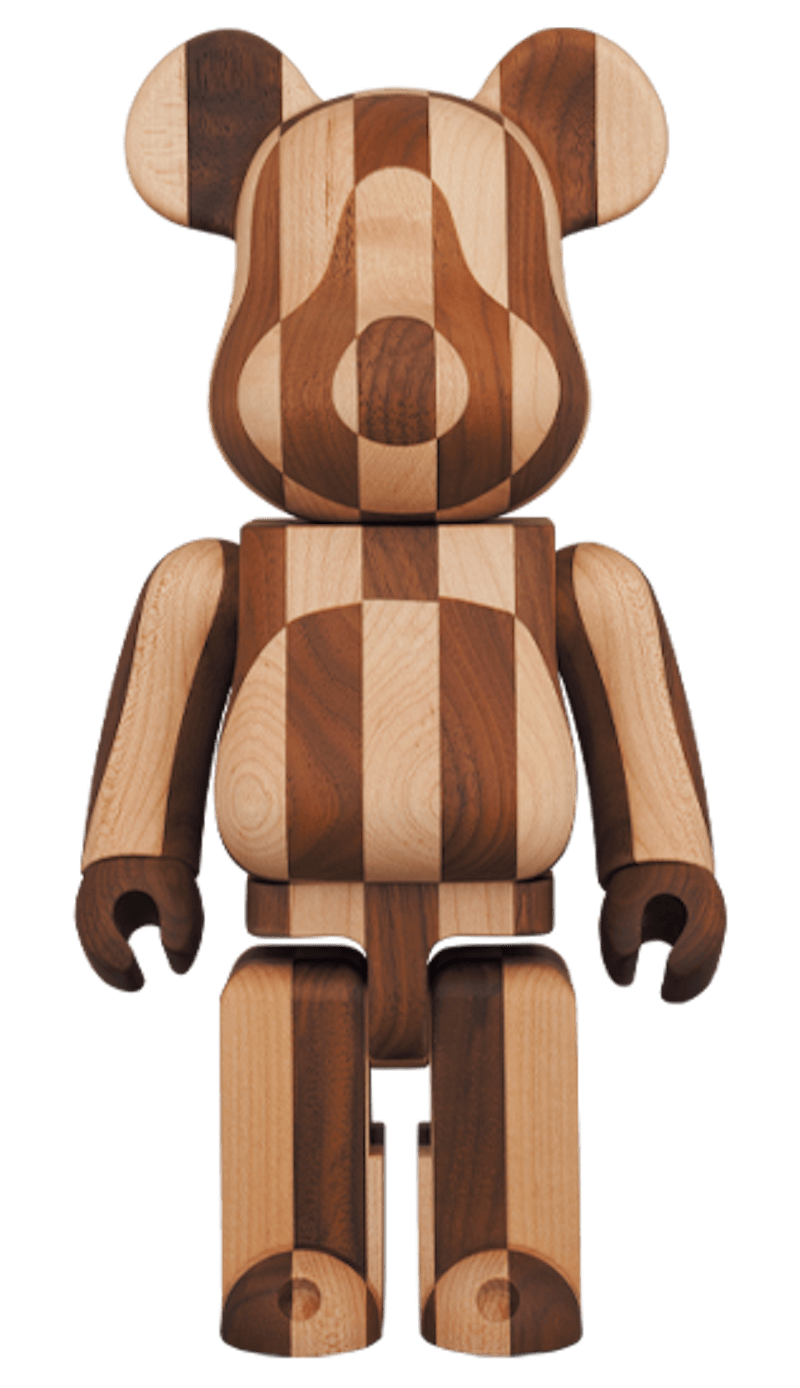 Bearbrick Karimoku LONGITUDINAL CHESS 400%