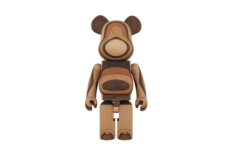 Bearbrick Karimoku Layered Wood 1000% Wood