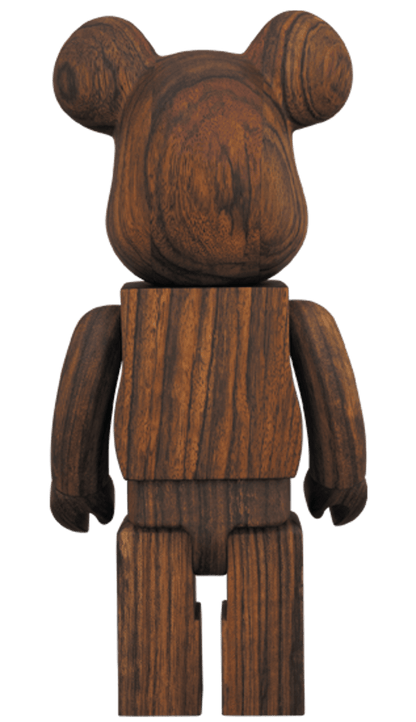 Bearbrick Karimoku Ovangkol 400% Wood