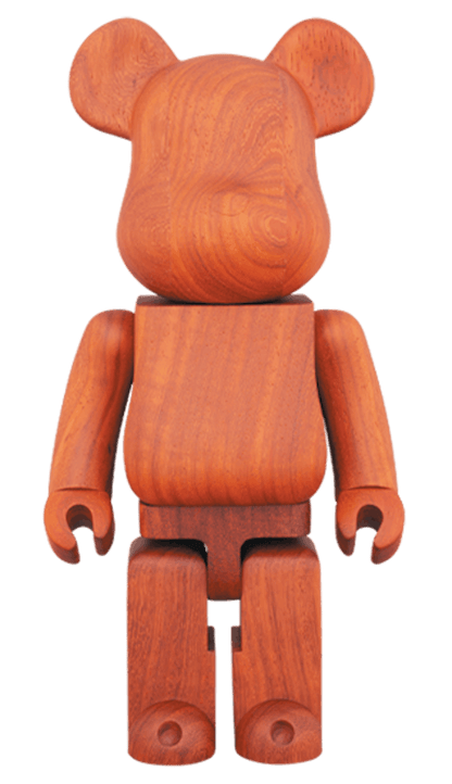 Bearbrick Karimoku Paduk 400% Wood