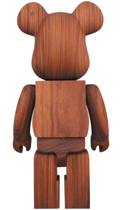 Bearbrick Karimoku Paorosa 400% Wood