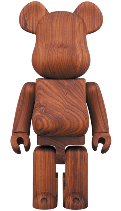 Bearbrick Karimoku Paorosa 400% Wood
