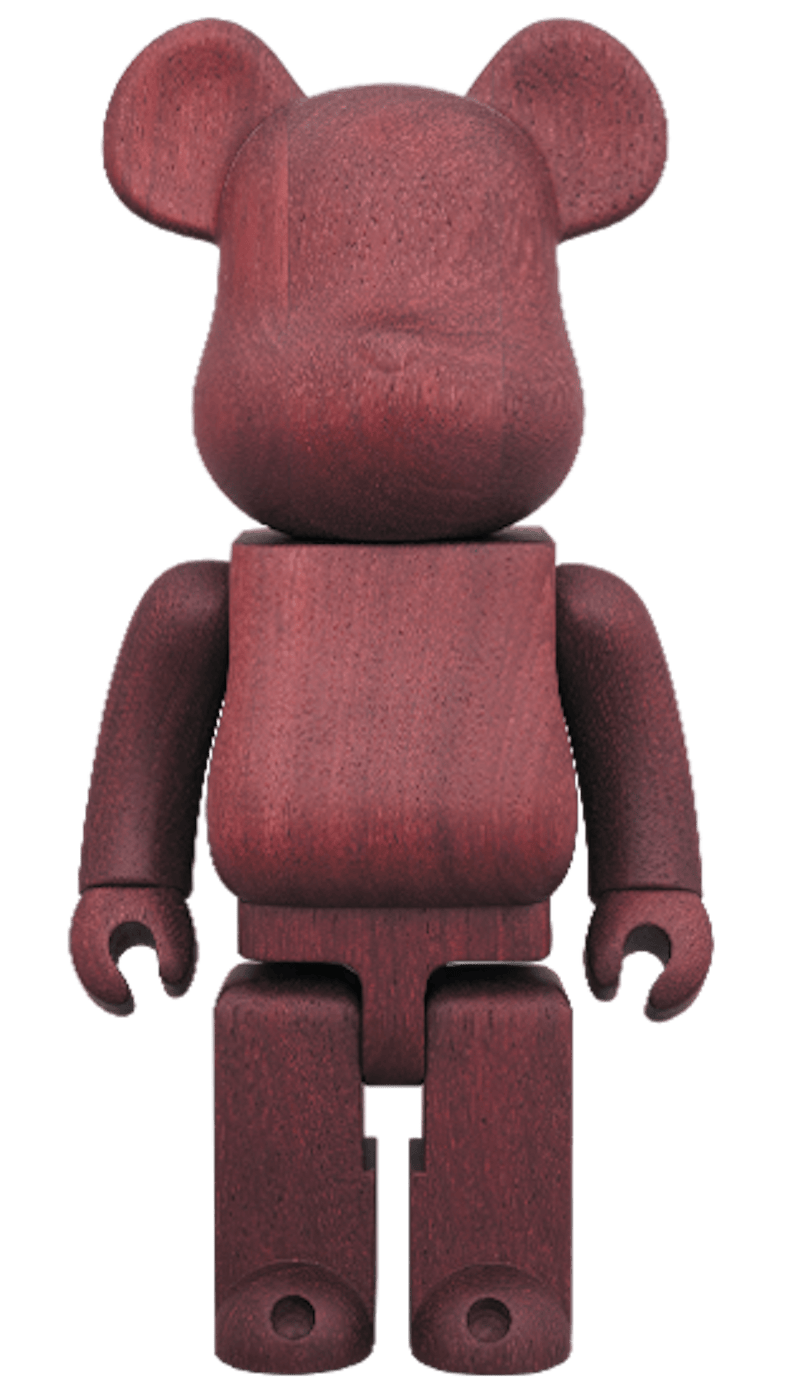 Bearbrick Karimoku Purple Heart 400% Purple