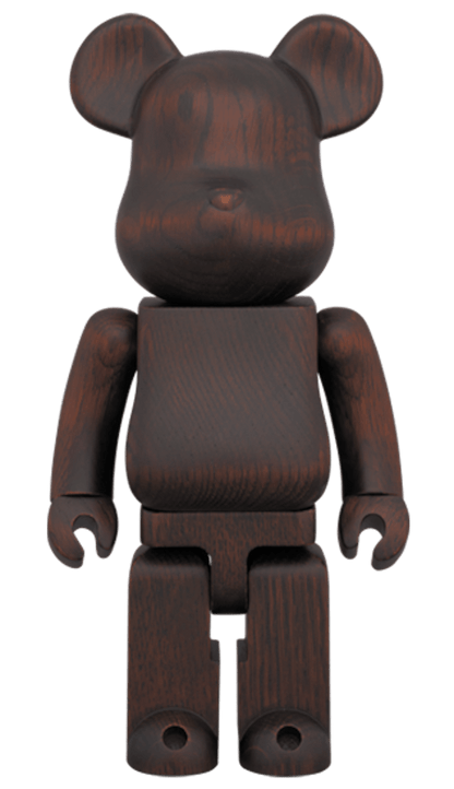 Bearbrick Karimoku Rosewood Paint 400% Wood