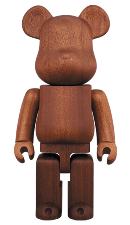 Bearbrick Karimoku Sapele 400% Wood