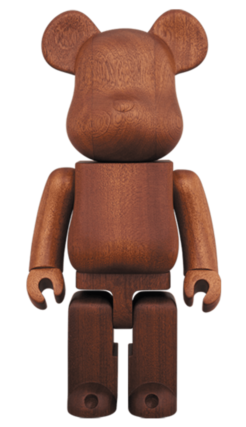 Bearbrick Karimoku Sapele 400% Wood