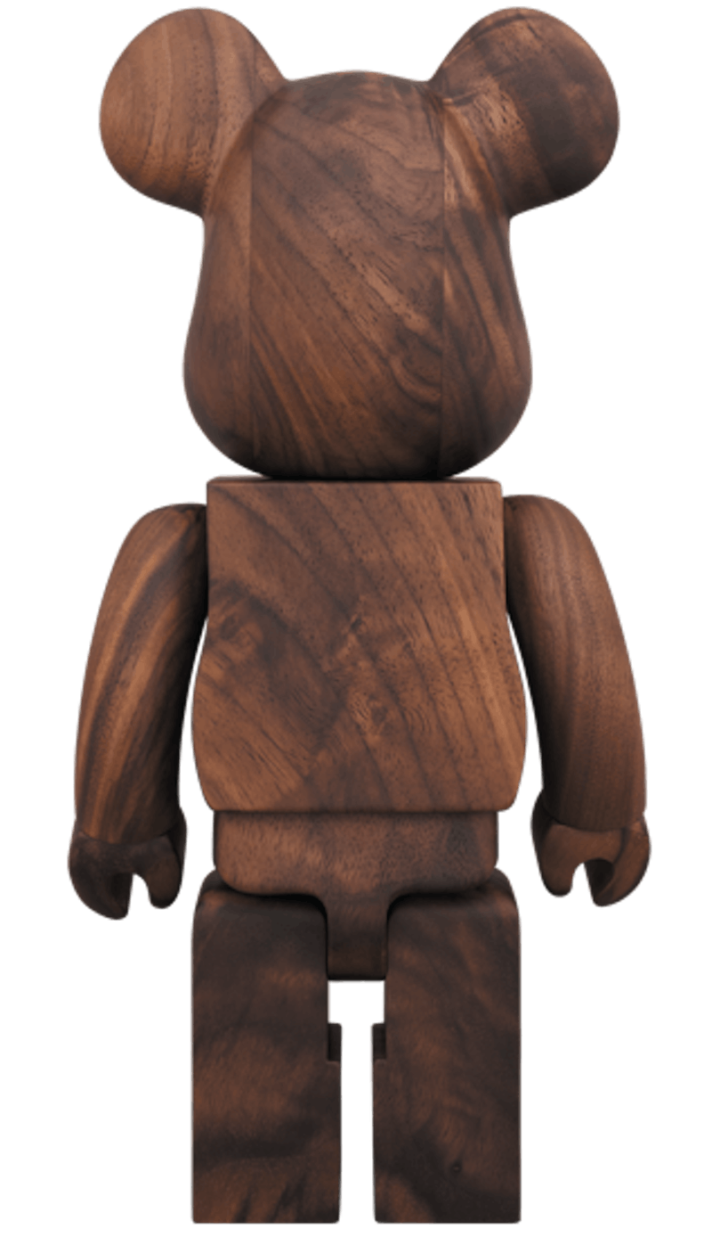 Bearbrick Karimoku Walnut 400% Wood
