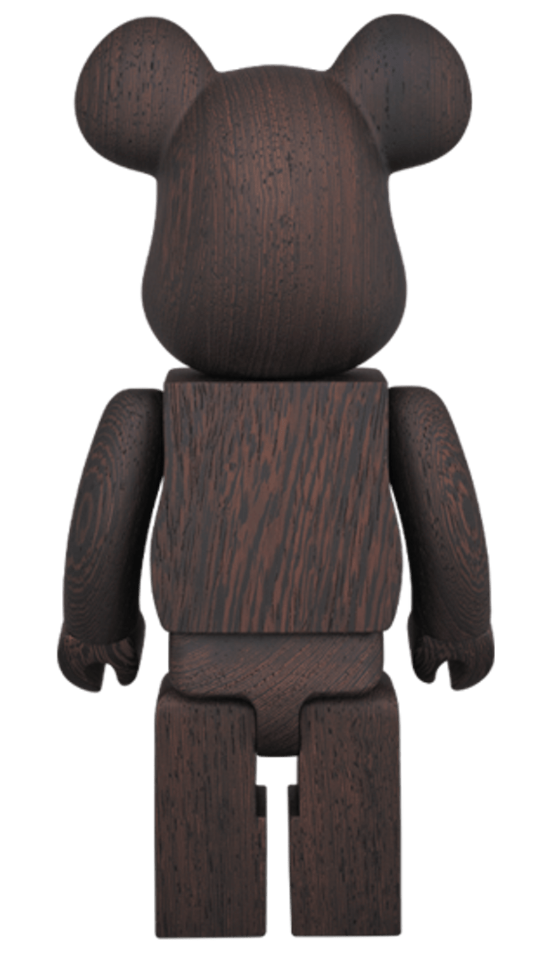 Bearbrick Karimoku Wenge 400% Wood
