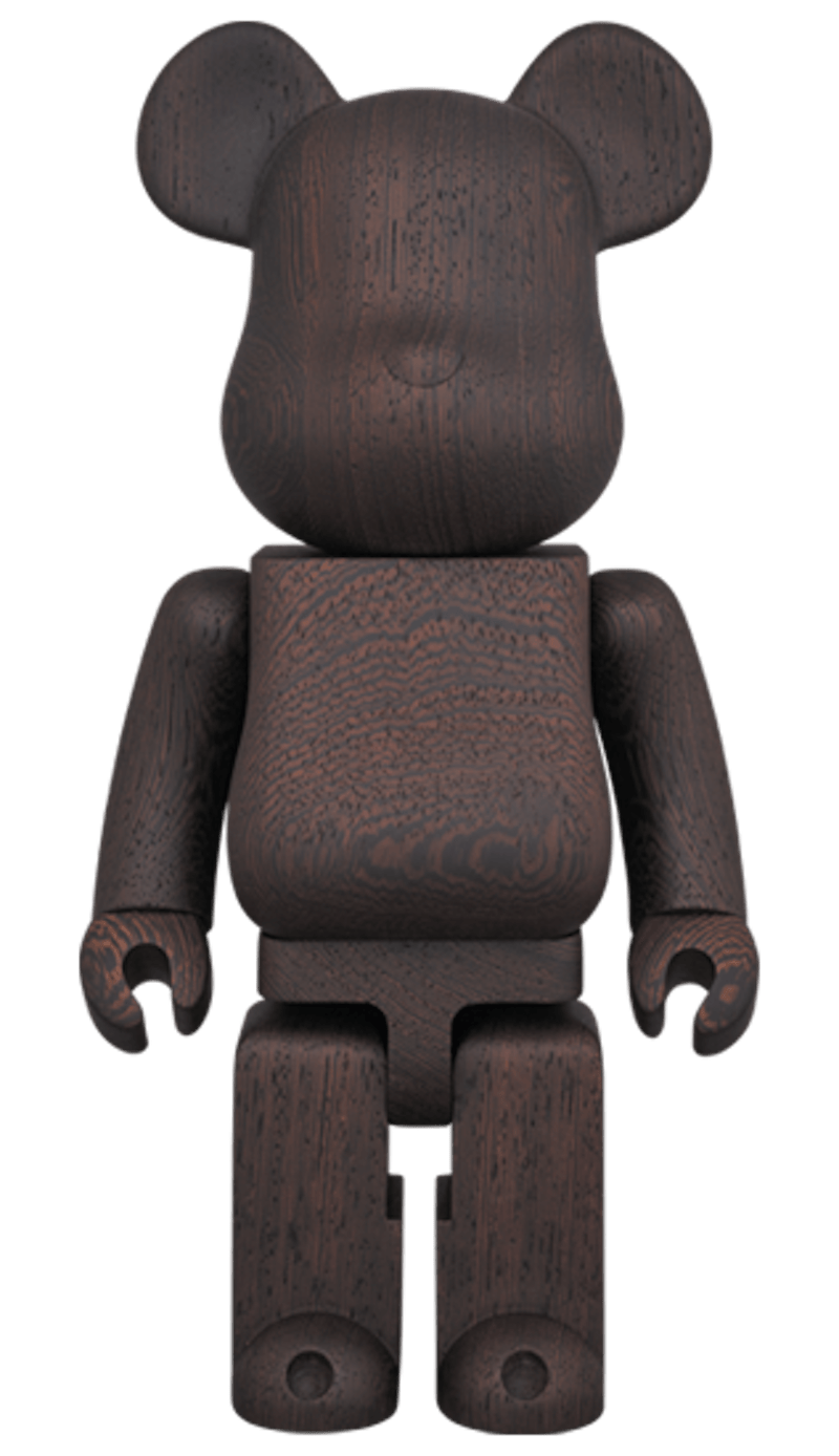 Bearbrick Karimoku Wenge 400% Wood