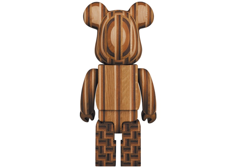Bearbrick Karimoku Yosegi (Parquet) 2nd 400%