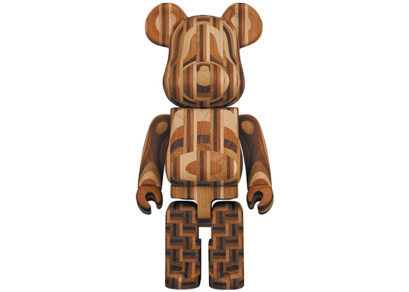 Bearbrick Karimoku Yosegi (Parquet) 2nd 400%