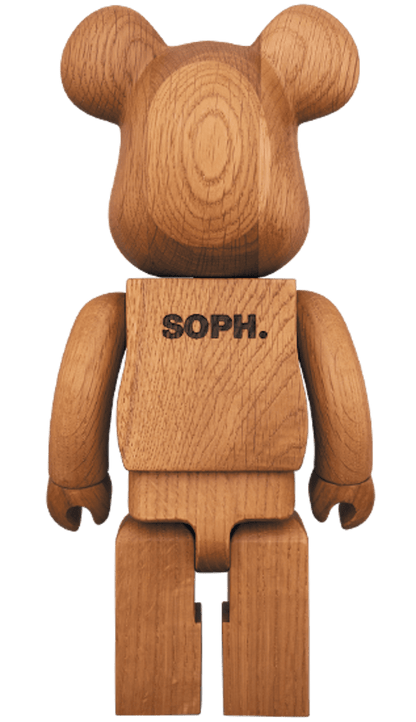Bearbrick Karimoku x SOPH. 400% Wood