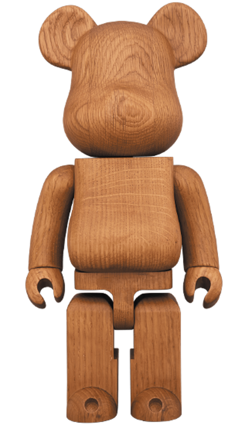 Bearbrick Karimoku x SOPH. 400% Wood