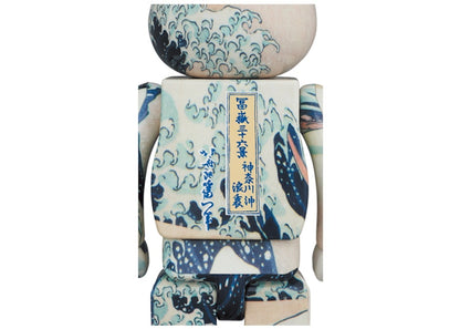 Bearbrick Katsushika Hokusai (Kanagawa Okinami Ura) 100% & 400% Set