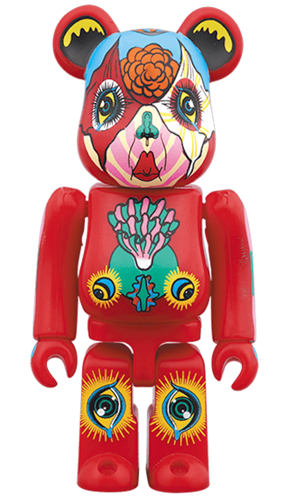 Bearbrick Keiichi Tanaami 100% & 400% Red